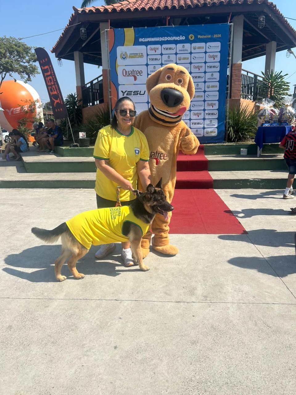 'Caminhada do Amicão' reúne famílias e pets pela primeira vez em Pinheiral; veja fotos — Foto: Divulgação/TV Rio Sul