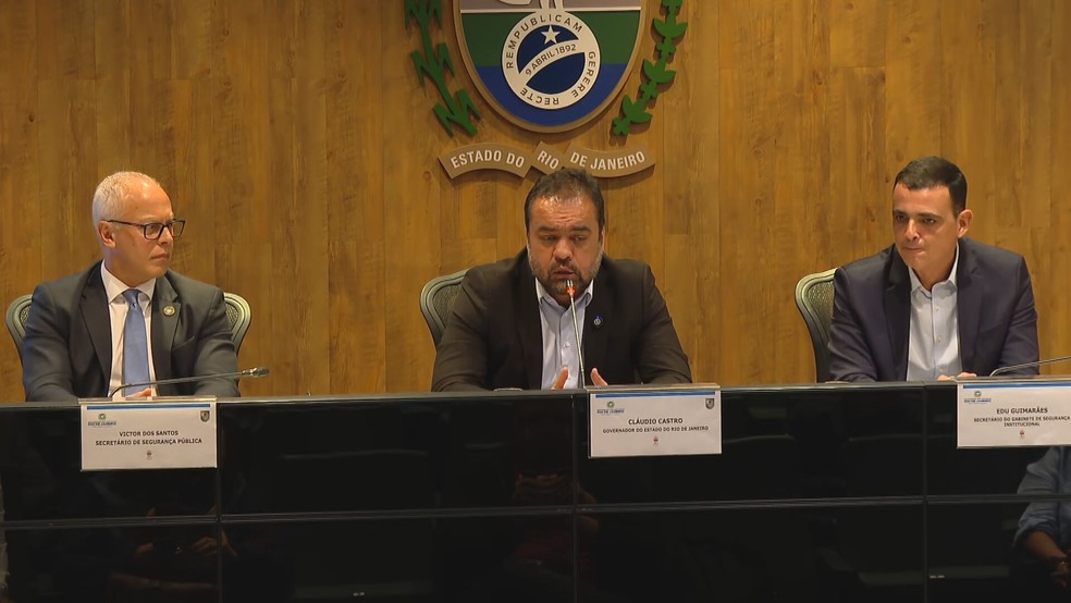 Governo do RJ detalha Operação Barricada Zero — Foto: Reprodução/TV Globo