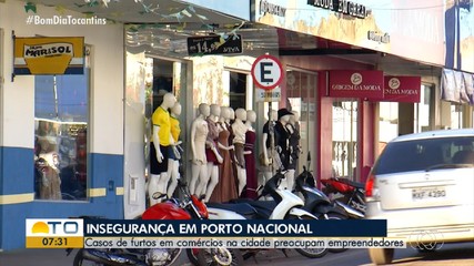 Furtos em comércios de Porto Nacional geram insegurança em empresários e trabalhadores