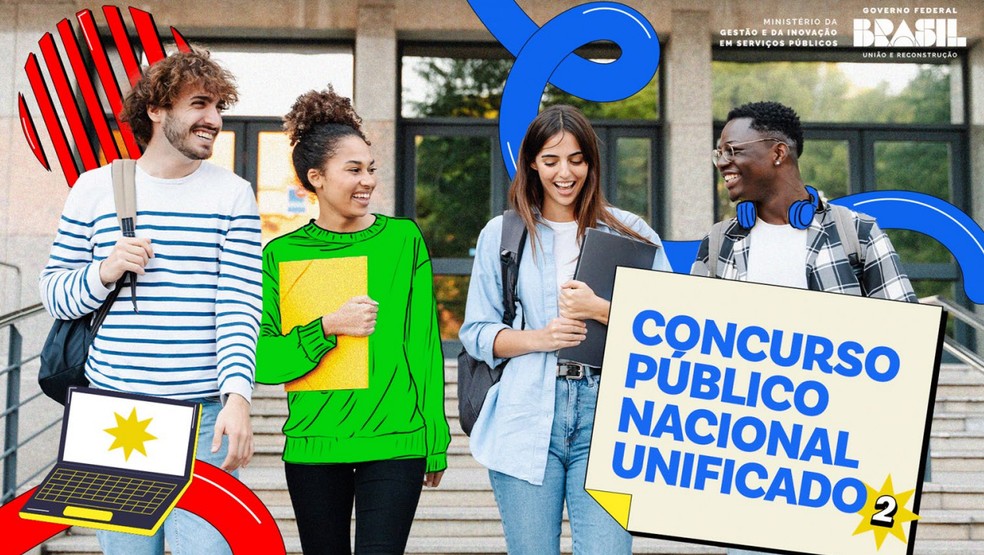 Segunda edição do Concurso Nacional Unificado (CNU) — Foto: Ministério da Gestão e Inovação