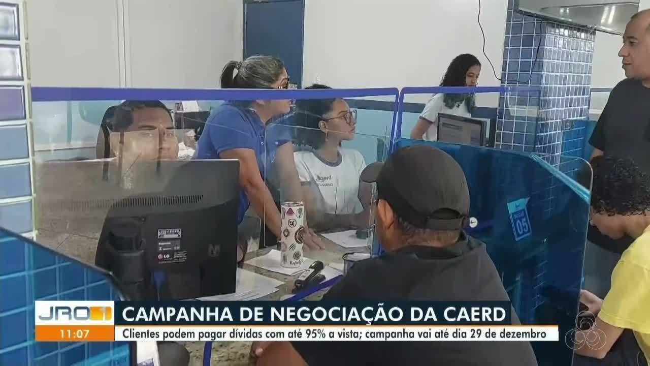 Campanha de renegociação de dívidas com a Caerd vai até 29 de dezembro ...