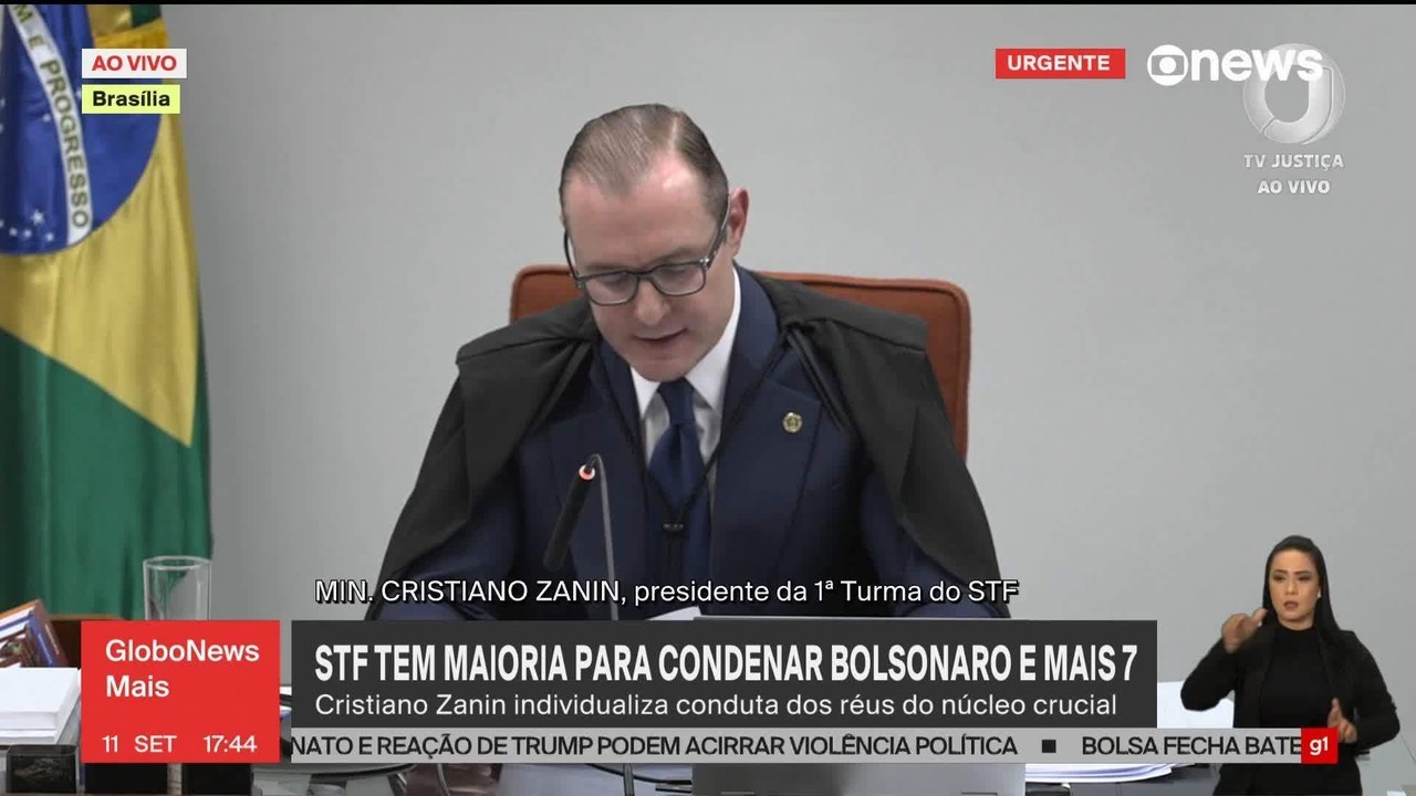 Primeira Turma do STF condena Jair Bolsonaro e outros sete réus por golpe de Estado