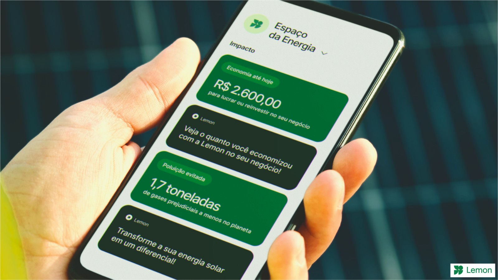 Lemon Energia: Economize na conta de luz de forma digital e sustentável