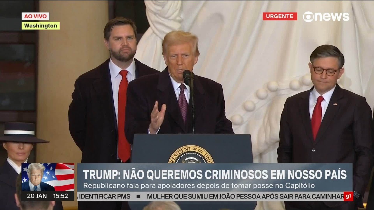 Trump discursa pela primeira vez: ÍNTEGRA