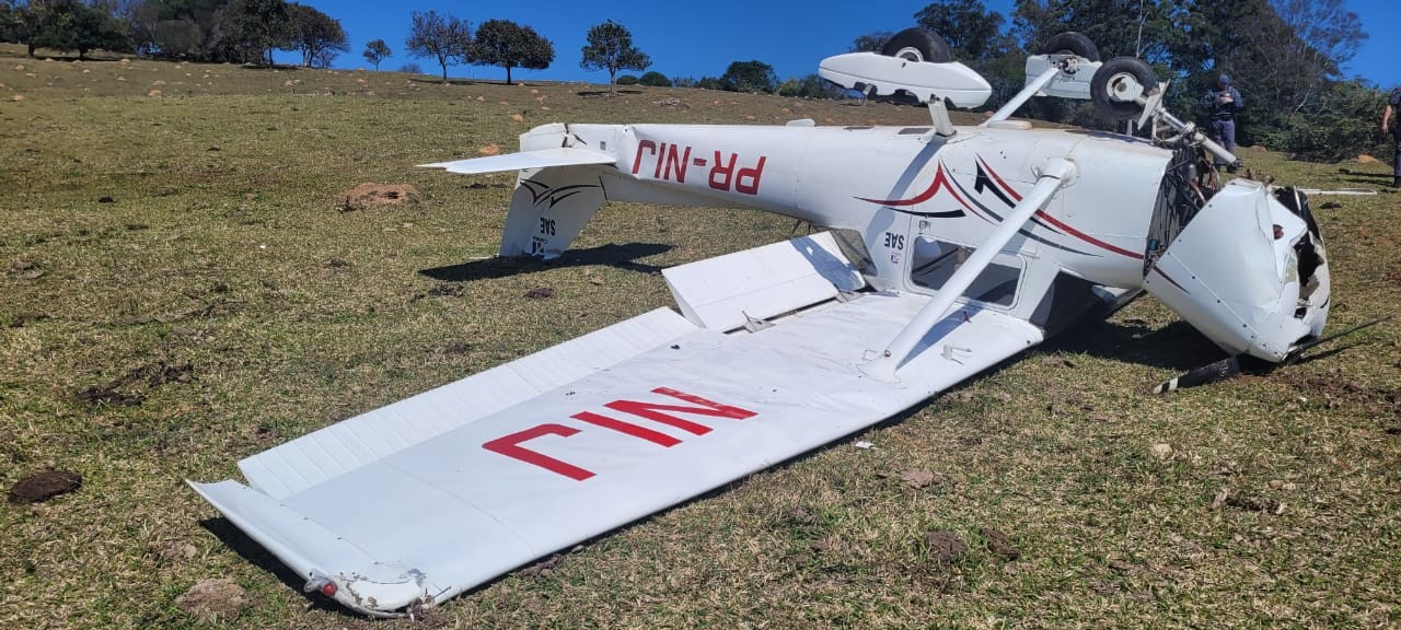 Aeronave faz pouso de emergência na Serra do Japi em Jundiaí | G1