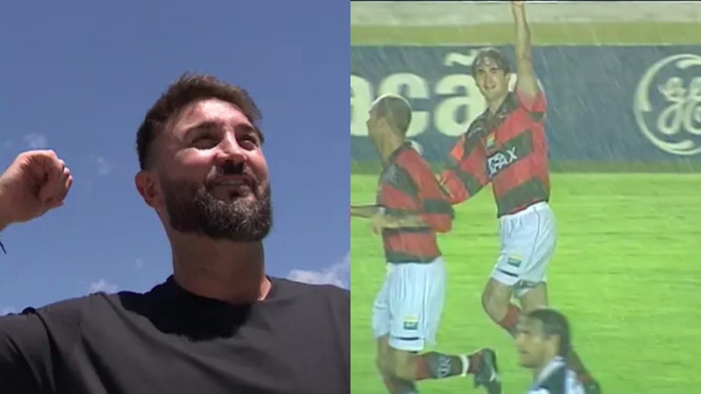 Ex-jogador Leandro Machado é investigado pela Polícia Civil — Foto: Reprodução/NSC TV/Arquivo ge