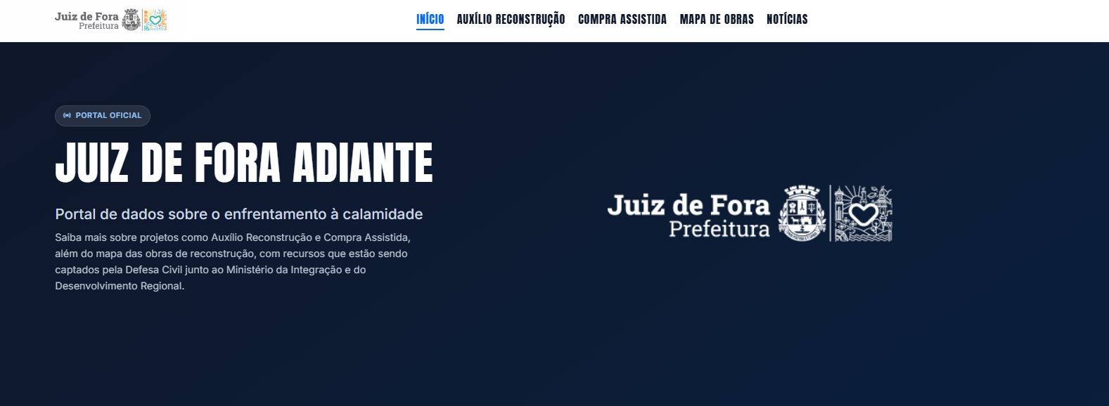 Veja como acessar dados das chuvas de fevereiro e obras em andamento em Juiz de Fora 