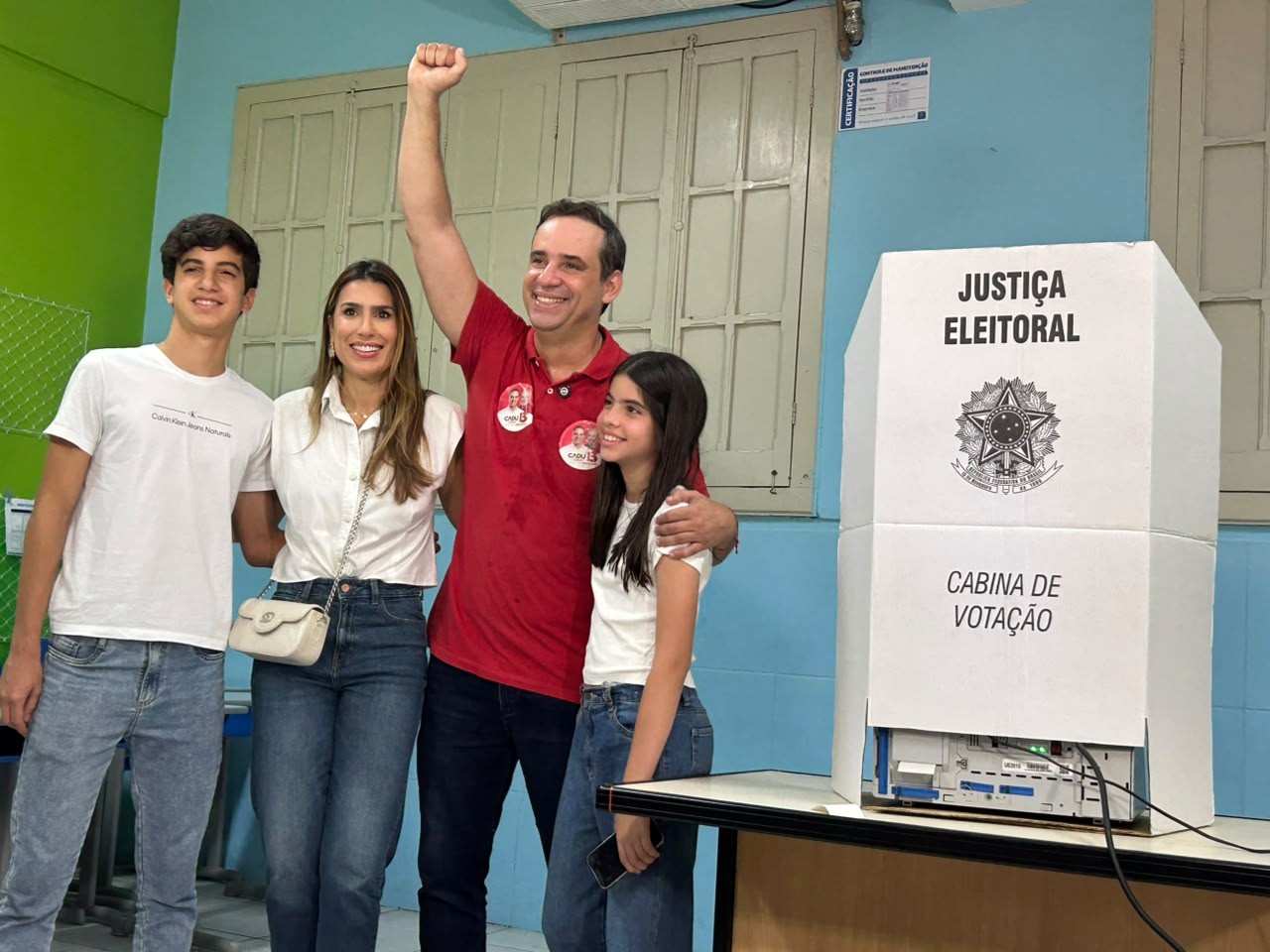Cadu de Lula (PT) vota em Natal
