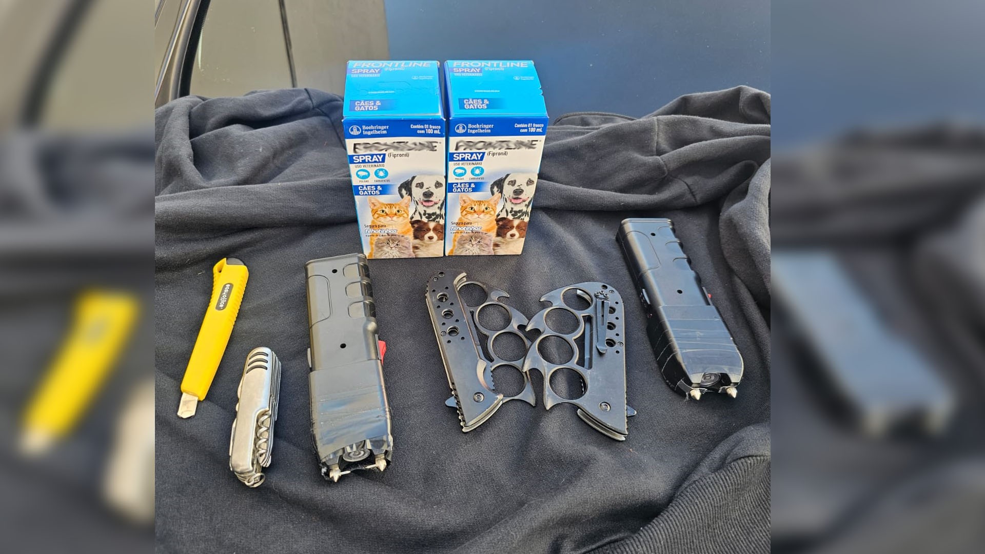 PM prende dupla e recupera parte de remédios antipulgas roubados de pet shop em Sorocaba