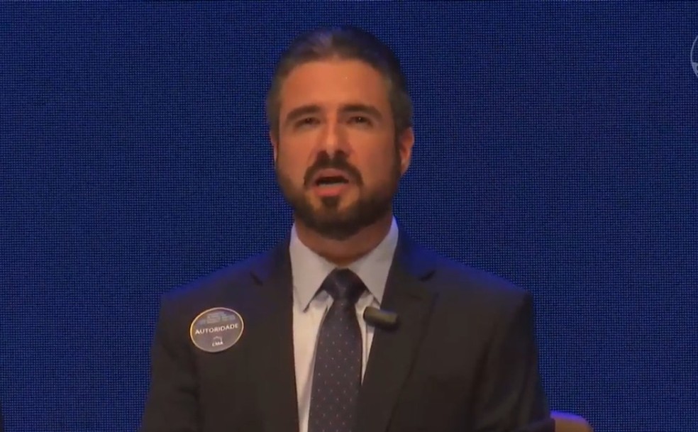 Ricardo Vasconcelos � reeleito presidente da CMA � Foto: TV C�mara de Aracaju