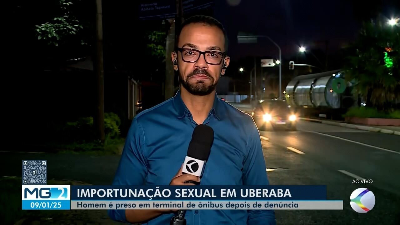 Passageiro é preso por importunação sexual em ônibus uma semana após deixar presídio de Uberaba