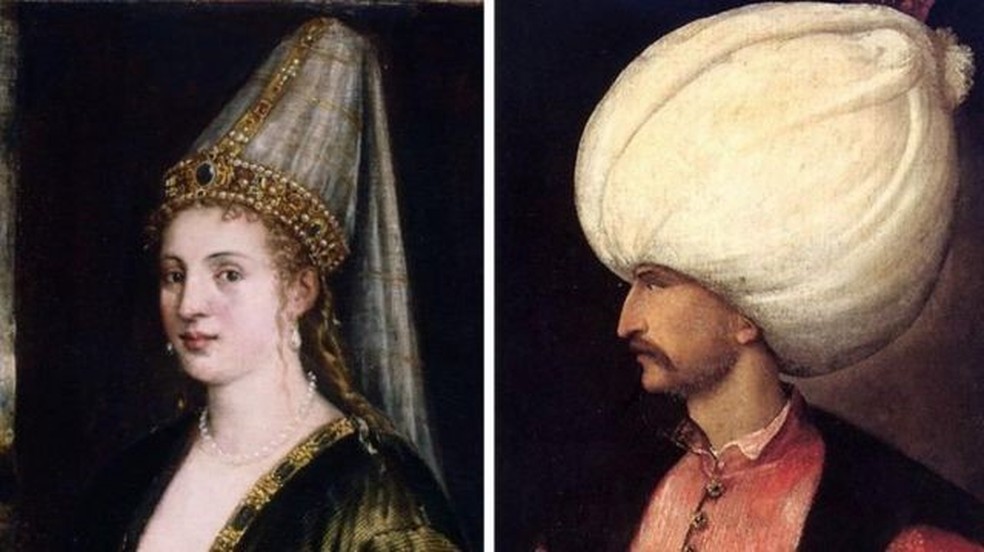 Roxelana ganhou o amor do sultão Solimão, tornando-se uma das mulheres mais poderosas do Império Otomano — Foto: GETTY IMAGES via BBC