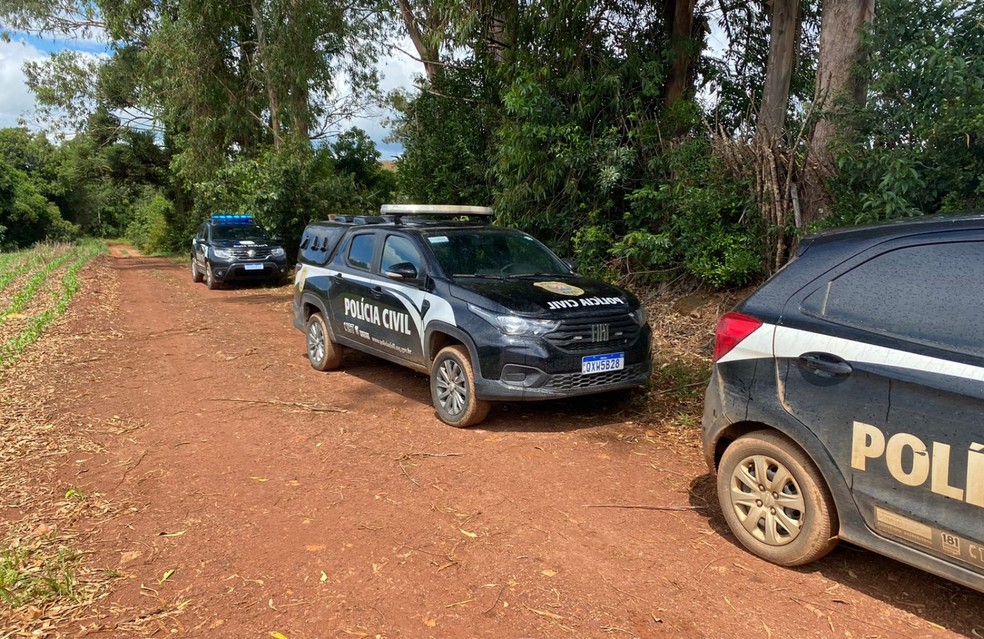 Equipe procura por taxista desaparecido em Bom Jesus da Penha, MG — Foto: Corpo de Bombeiros e Polícia Militar