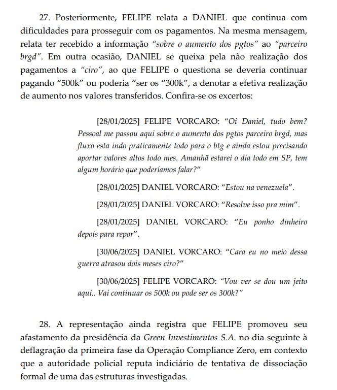 De R$300 mil para R$500 mil: documento da PF relata aumento de 'mesada' a Ciro Nogueira em esquema com banqueiro do Master