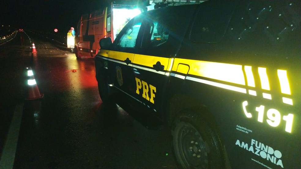 Acidente ocorreu na BR-163, em Rondonópolis (MT) — Foto: PRF