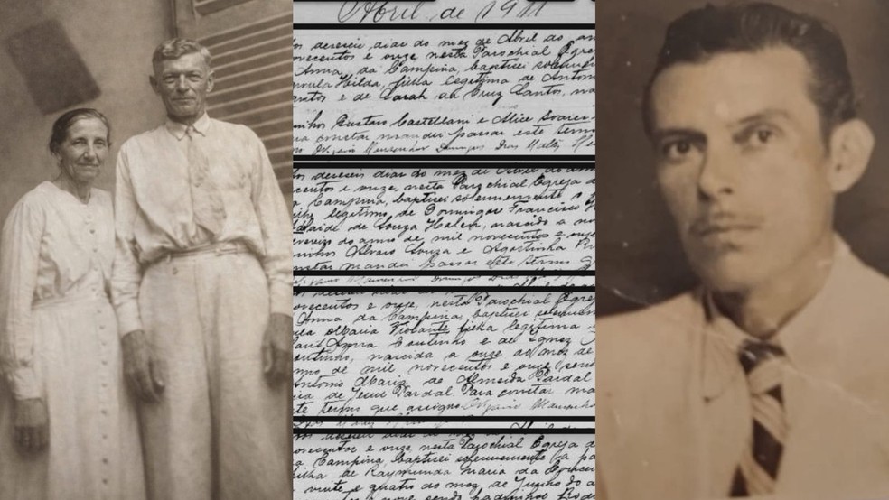 Escritor utilizou documentos e fotos de antepassados para a construção do livro — Foto: Arquivo pessoal