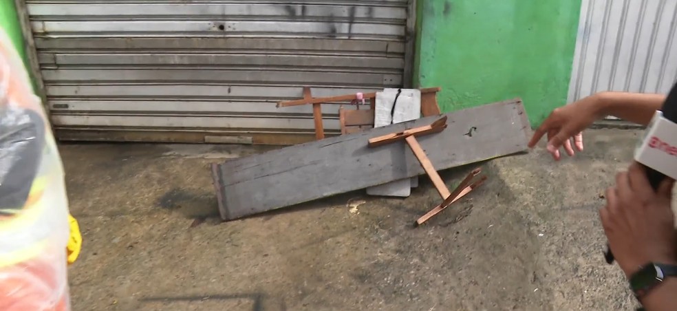 Produtos coletados pelo Cata-Bagulho. — Foto: Reprodução/ TV Globo