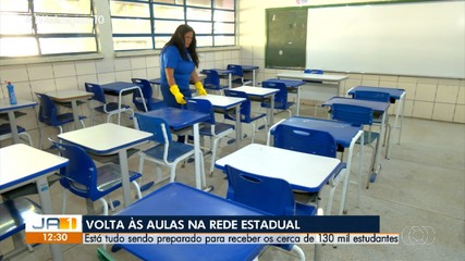 Estudantes da rede estadual de ensino se preparam para volta às aulas