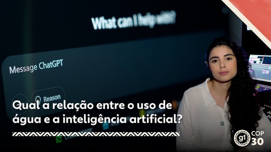 Fazer perguntas para IA pode consumir água suficiente para abastecer cidades brasileiras; veja lista - Estudo mostra que 20 a 30 perguntas à IA consomem meio litro de água. Hoje, plataforma tem 400 milhões de usuários semanais. Se eles fizerem apenas esse montante, a plataforma consome água suficiente para manter cidades brasileiras inteiras por pelo menos um dia. 