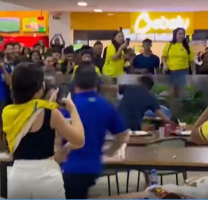 Torcedores brigam no shopping de Petrolina durante eliminação do Brasil; veja o vídeo