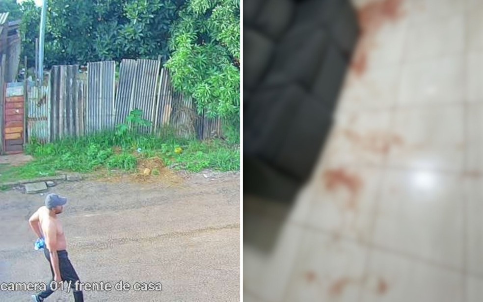 Suspeito foi visto caminhando pelas proximidades da casa horas após o crime, segundo a polícia — Foto: Divulgação/Polícia Civil