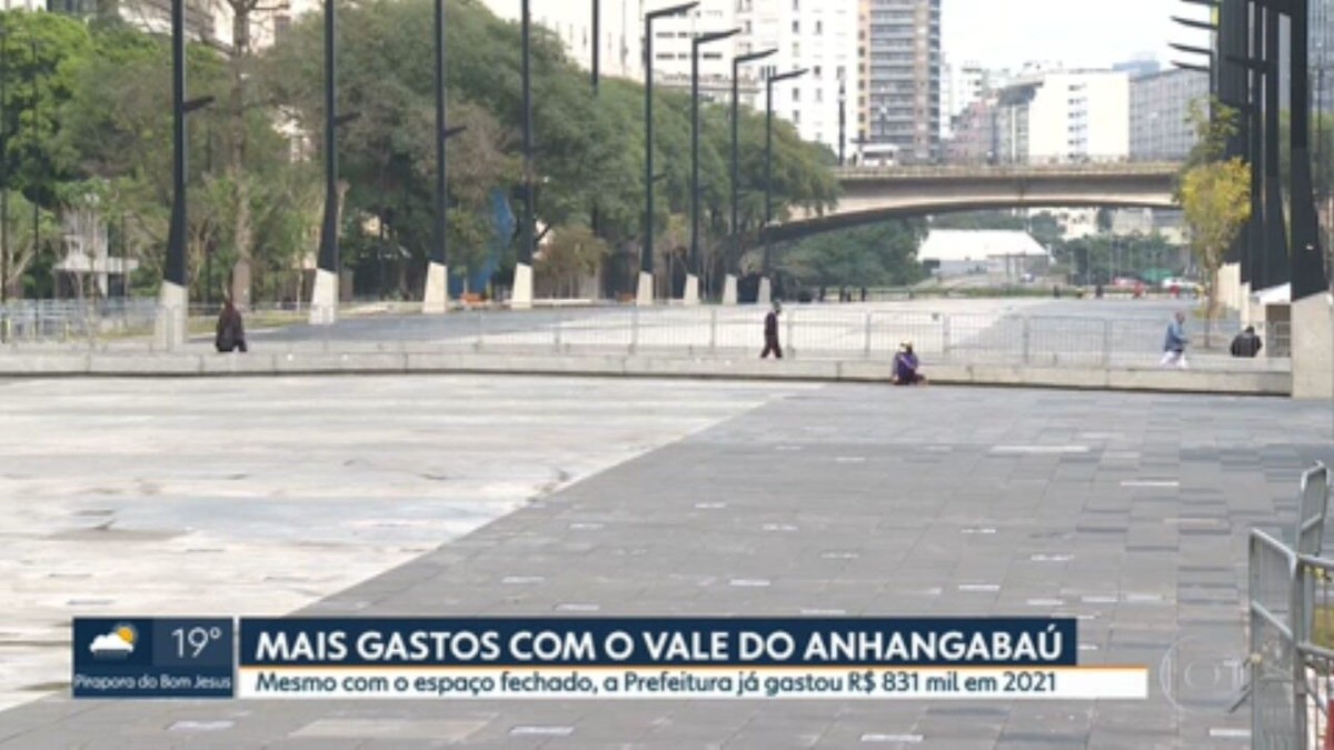 Prefeitura De Sp Já Gastou Neste Ano R 831 Mil Com Manutenção Do Vale Do Anhangabaú Fechado 9099