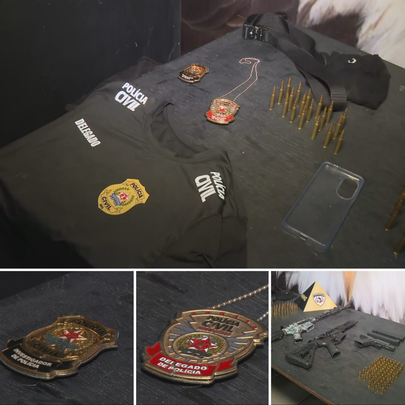 Membros de facção envolvida em tiroteio em churrasco do tráfico usavam uniforme da Polícia Civil