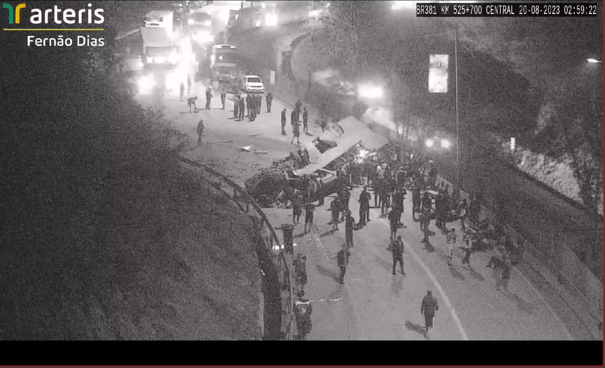 Bus with Corinthians fans overturns and leaves 7 dead in Greater Belo Horizonte