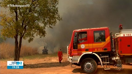 Incêndio de grandes proporções atinge pátio e queima veículos apreendidos em Palmas