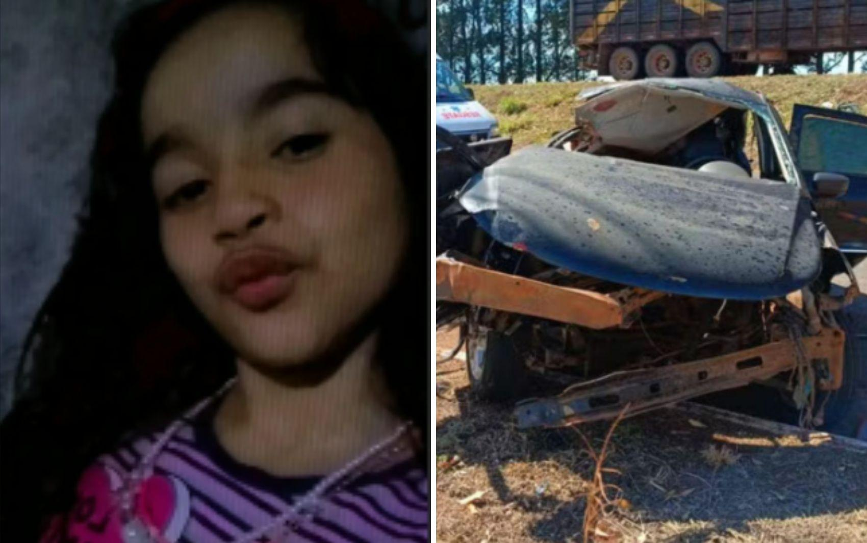 Morre criança que ficou ferida em acidente na BR-153 que matou a mãe e os irmãos dela