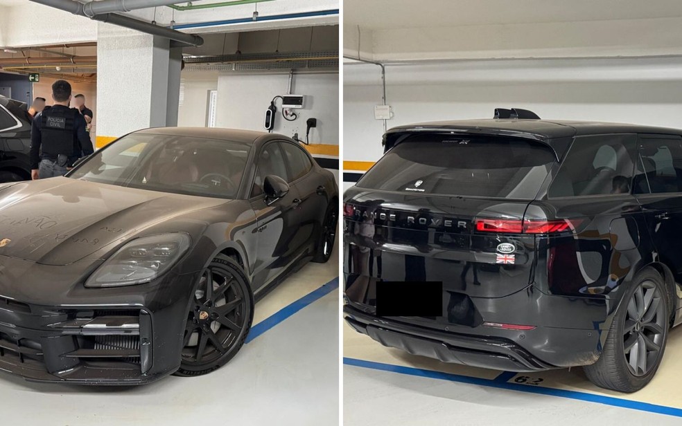 Polícia bloqueou bens no valor de R$ 17 milhões, como veículos de luxo e imóveis, Goiás — Foto: Divulgação/Polícia Civil