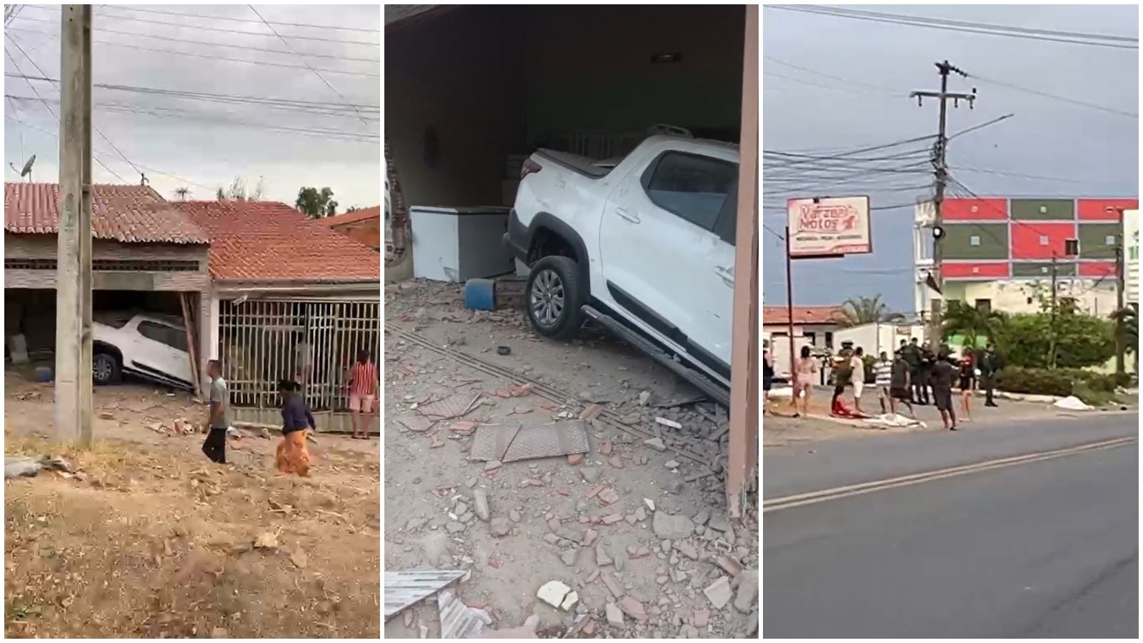 Motorista invade duas casas após atropelar e matar duas mulheres no interior do Ceará