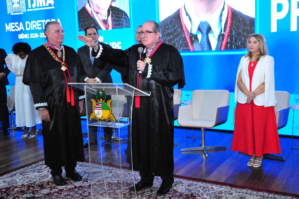 Ricardo Duailibe tomou posse como novo presidente do Tribunal de Justiça do Maranhão — Foto: Divulgação/TJ-MA