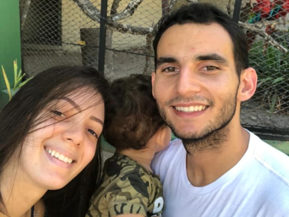 Lívio Quirino Neto se apresentou à polícia dias após o feminicídio de Emelly Nayane da Silva Ribeiro, ex-esposa dele — Foto: Reprodução/WhatsApp