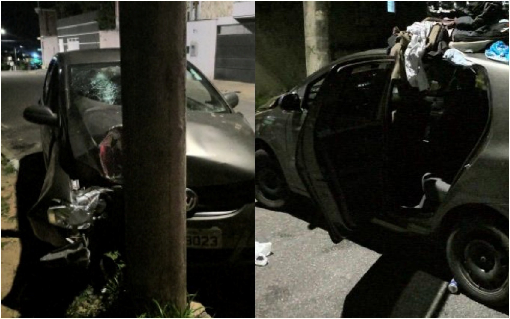 Motorista sem CNH é preso após bater carro contra poste em Campo Belo; veja outras ocorrências