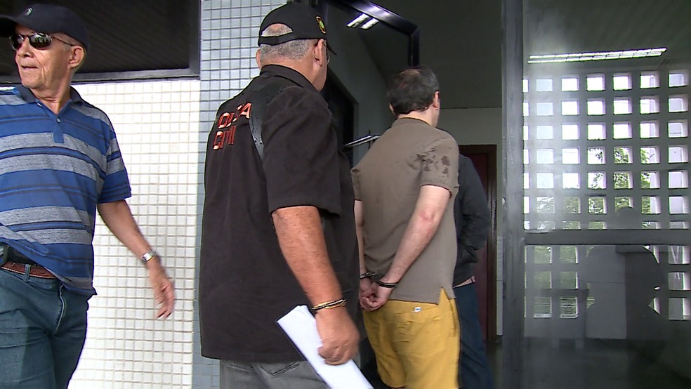 Empresário Ricardo Oliveira é preso por tentativa de homicídio em Aracaju — Foto: TV Sergipe