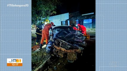Duas pessoas ficam em estado grave após acidente em Araguaína
