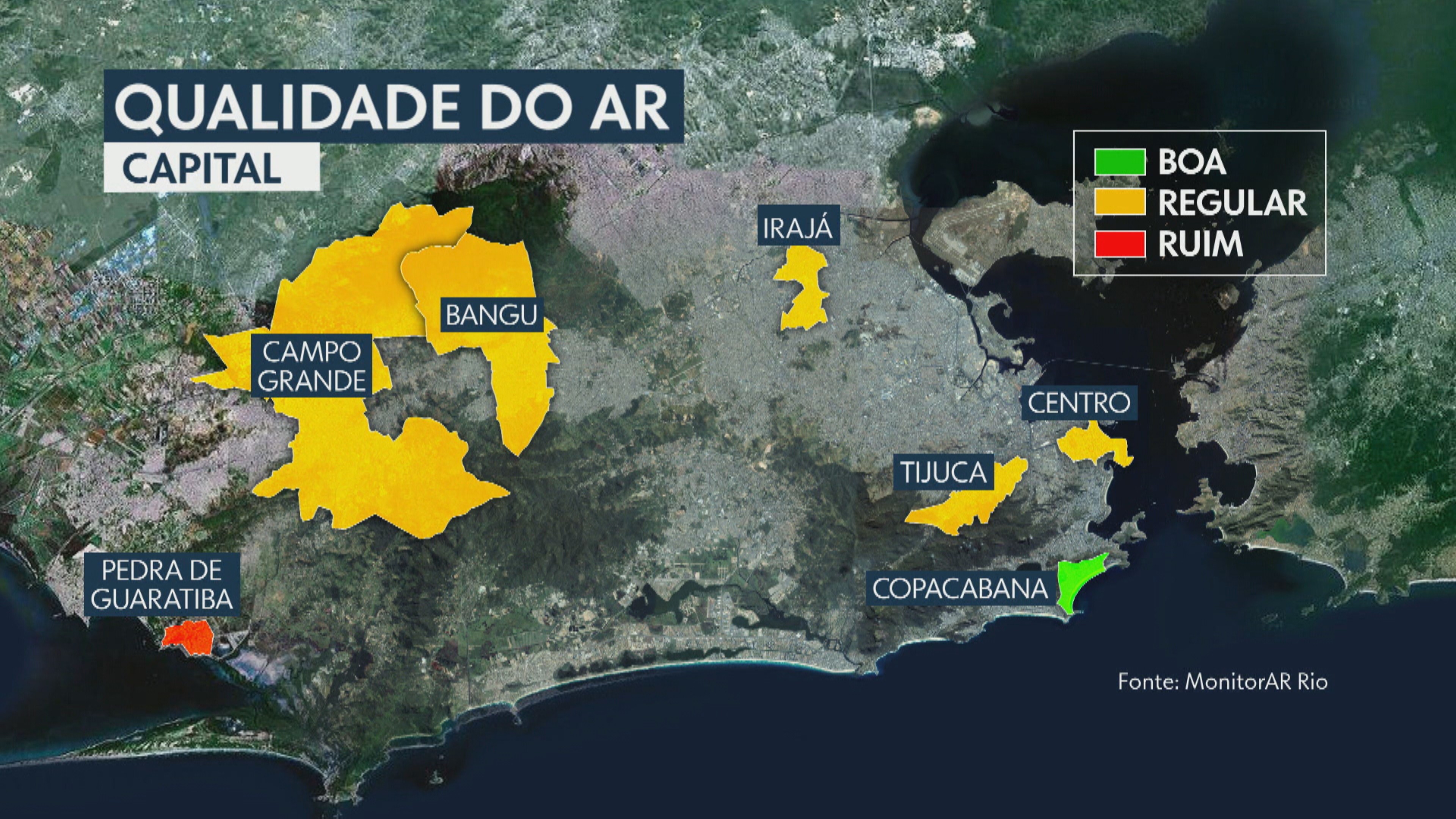 Sem chuva há 18 dias, Rio vê ar ficar mais poluído; seca pode acabar nesta terça-feira