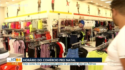 Veja o que vai funcionar em Palmas no feriado do Natal