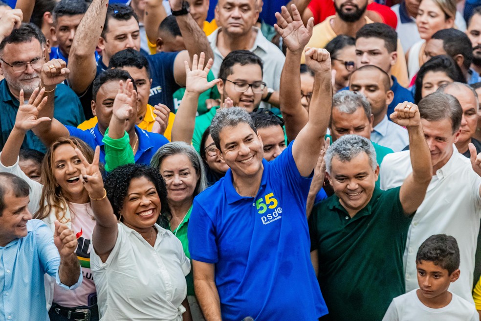 PSD lança candidatura de Eduardo Braide à reeleição para a Prefeitura de São Luís — Foto: Emanuelle Rebelo