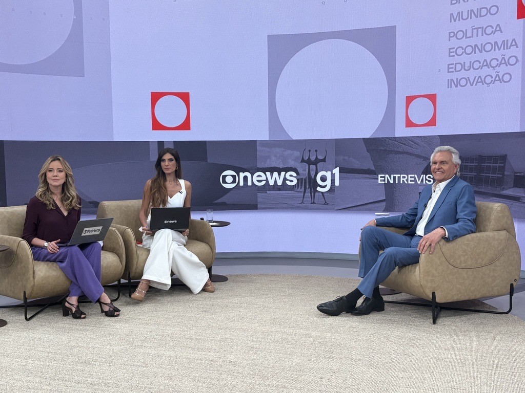 g1 e GloboNews entrevistam Ronaldo Caiado, candidato à Presidência da República