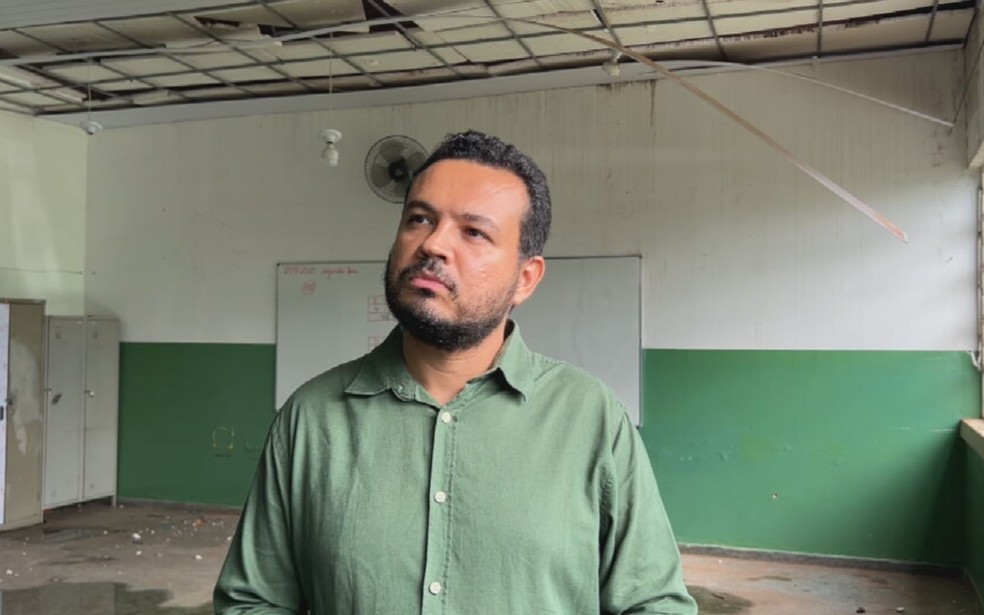 Secret&aacute;rio Municipal da Educa&ccedil;&atilde;o, Marcus Vin&iacute;cius Guarnieri da Silva, em Palmeira D'Oeste (SP) &mdash; Foto: TV TEM/Reprodu&ccedil;&atilde;o