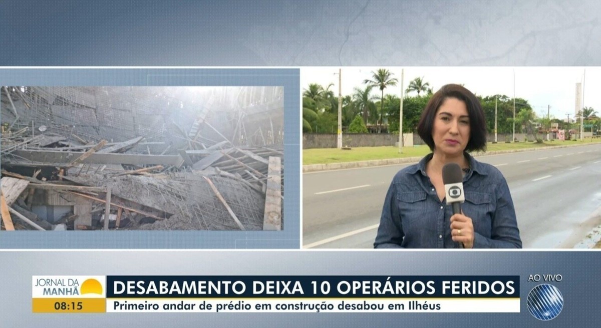 Prédio em construção dentro de condomínio de luxo desaba e deixa dez operários feridos na Bahia; obra estava embargada