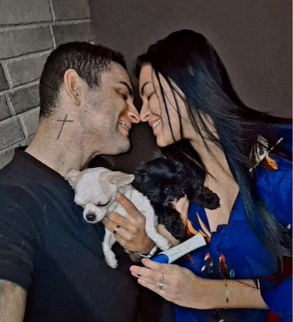 Casal se conheceu durante a pandemia da Covid-19 — Foto: Arquivo Pessoal