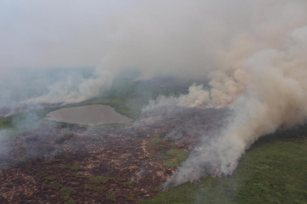 Governo Federal reconhece situação de emergência em 58 municípios de MT por causa dos incêndios florestais