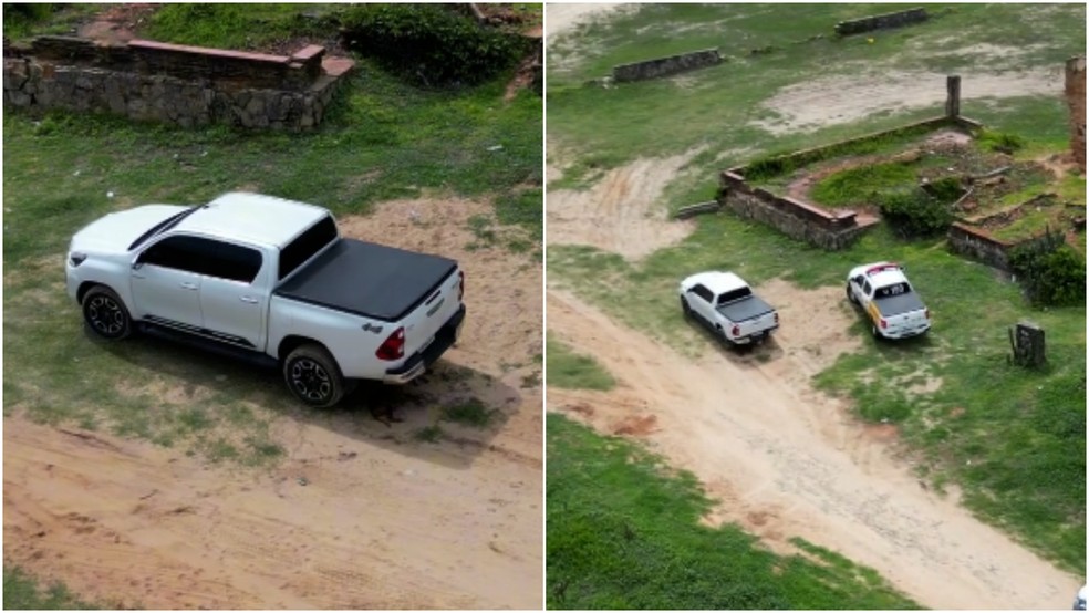 Veículos são apreendidos em dunas da Sabiaguaba durante operação com drones em Fortaleza — Foto: Reprodução / Lucas Silva / Agefis
