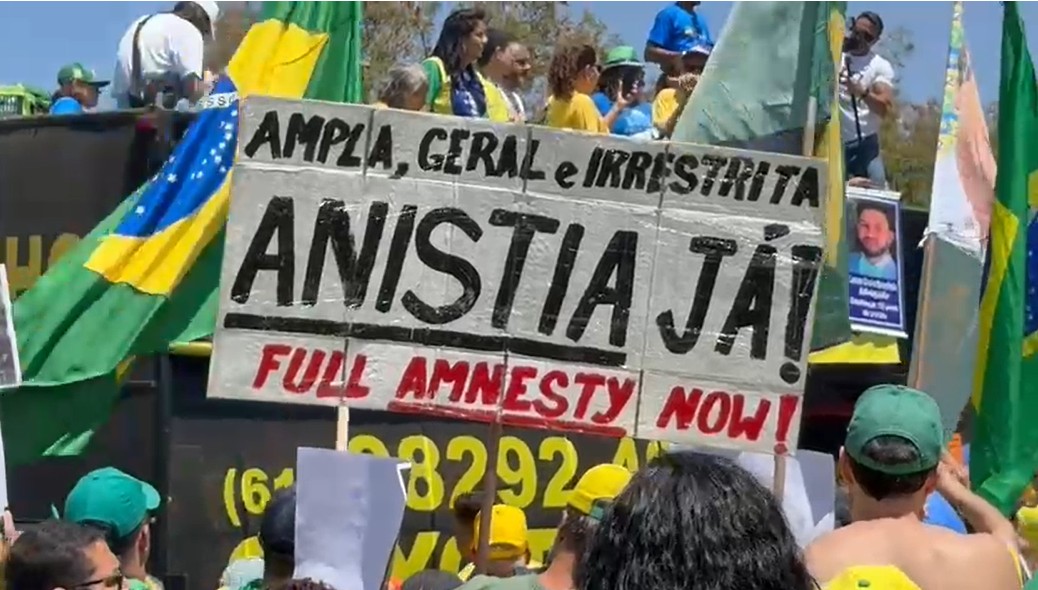 Apoiadores de Bolsonaro fazem atos no 7 de Setembro para pedir anistia a condenados por atos golpistas