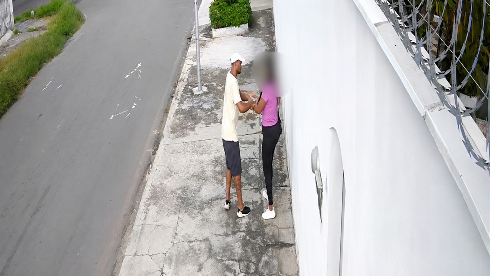 Suspeito abordou a vítima próximo ao local onde ela trabalhava no Araçagi, na Região Metropolitana de São Luís — Foto: Reprodução/Polícia Militar