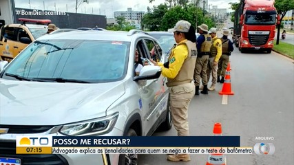 Advogado explica penalidades para quem se nega a fazer o teste do bafômetro