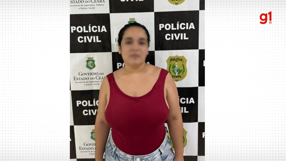 Ex‑vendedora de concessionária suspeita de golpes no PI é presa no CE; pelo menos 40 vítimas — Foto: Reprodução/PCPI. Foto borrada pelo órgão